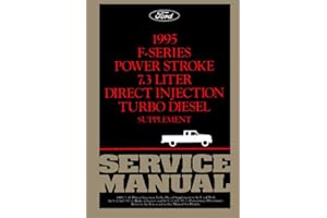 bishko automotive literature Shop Service Repair Engine Drivetrain for 1995 Ford Truck 7.3 Liter Diesel Engine