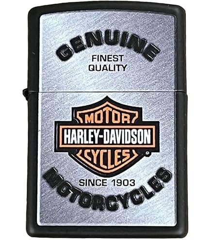 Harley-Davidson Zippoライター Amazon.com: Zippo HDP-75 Lighter, Silver, Harley-Davidson