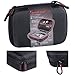 Smatree Carrying Case Compatible for GoPro Hero 8/7/6/5/4/3+/3/2/1/GOPRO HERO (2018)/DJI Osmo Action(Black & Red)-Extra-Small