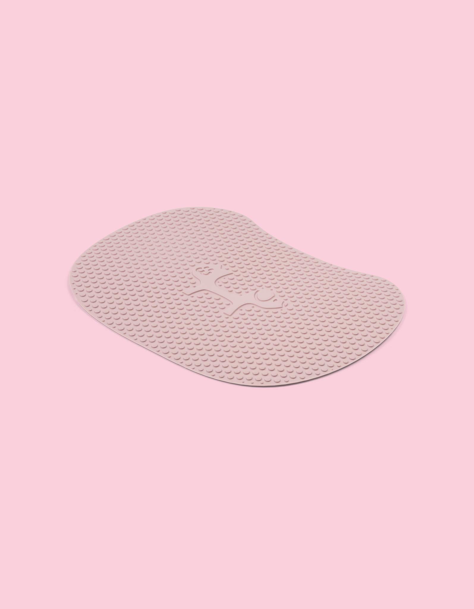 United Pets Paw Pad Design Cat Litter Tray Mat Dusky Pink Cat Litter Tray Mat Old Pink