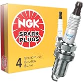 NGK 5122-4PK BR7ES Standard Spark Plug, Box of 4 | Replaces R43N AGR2C AGR2X CR42N R43XL 736975 R43CXL S43XLR MS851174 92070-1035 92070-2079 92070-3701 09482-00117.