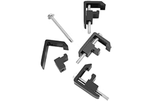 Maureen P-AC-04N Mounting Clamp Shell, for Toyota Tacoma/Tundra Truck Cap/Camper 4 PCS