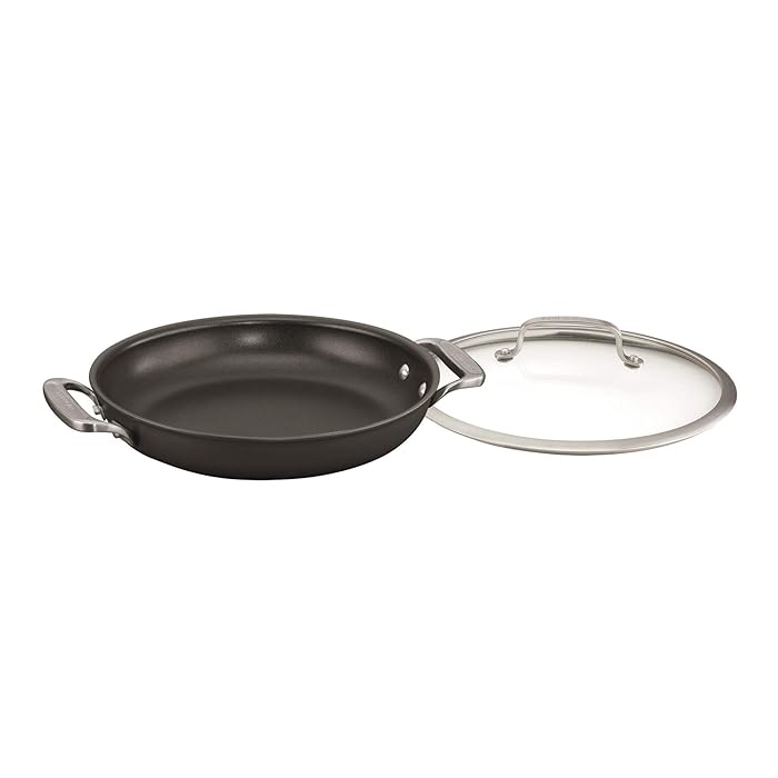 Cuisinart DS Induction Ready Hard Anodized 5-Quart Dutch Oven With Cover in Grey