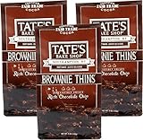 Tates Bake Shop, Brownie Thins Rich Chocolate Chip, 5 Oz (Pack of 3)