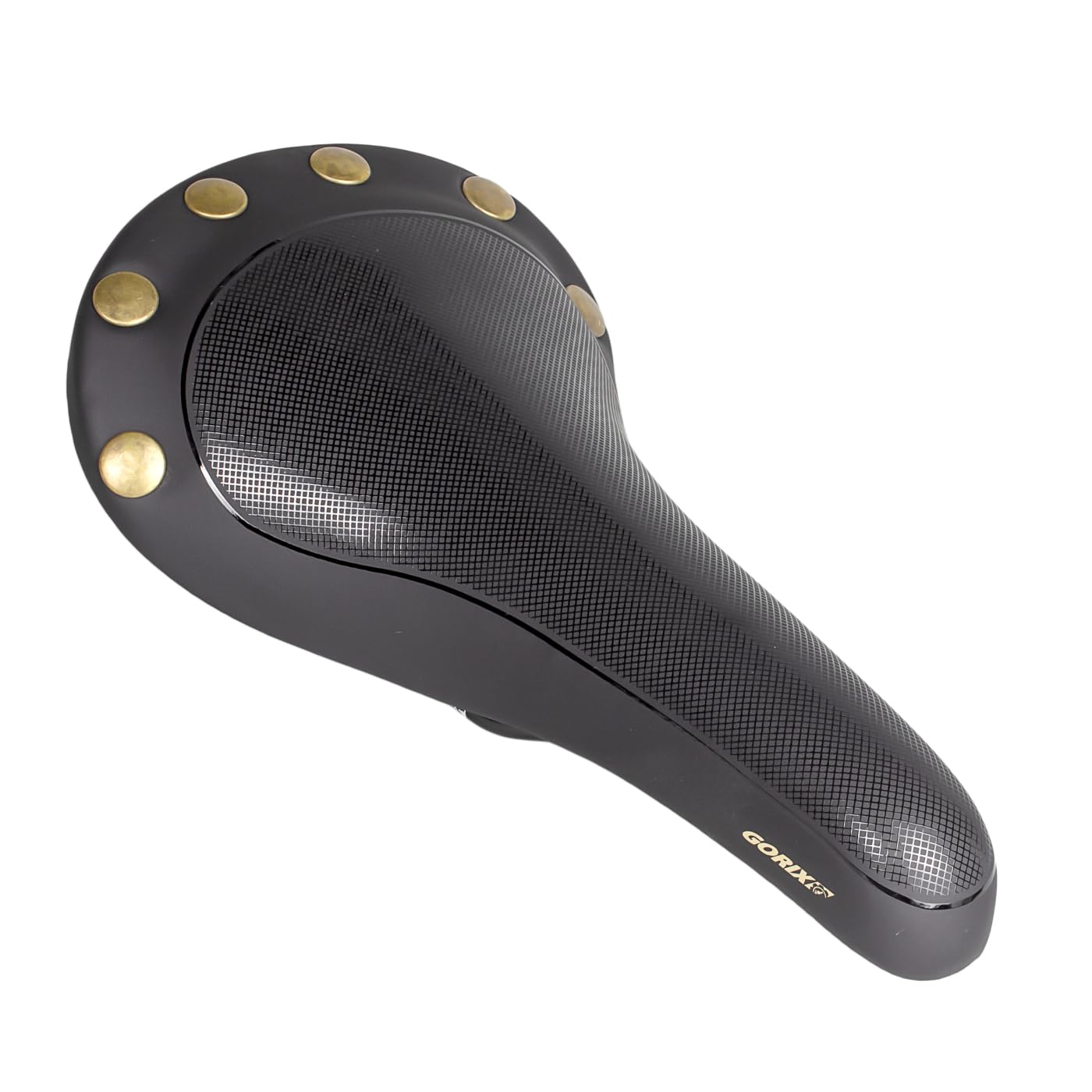 GORIX Bike Saddle Seat with Studs Wide Cushion for Long Rides Light MTB Road Bicycle (GX-SN206)