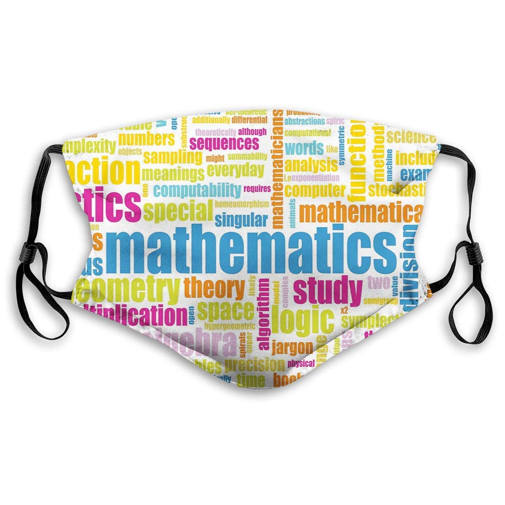 Comfortable Printed mask, Mathematics Classroom, Math