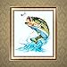 Onpiece DIY 5D Diamond Embroidery Painting Fish Cross Stitch Craft Office Home Decor