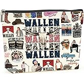 Inspired Western Makeup Bag Country Music Lovers Gift Vintage Western Decor Cowboy Cosmetic Bag for Fans Coworker Girls BFF Daughter Birthday Christmas Friendship Gifts for Women Friends