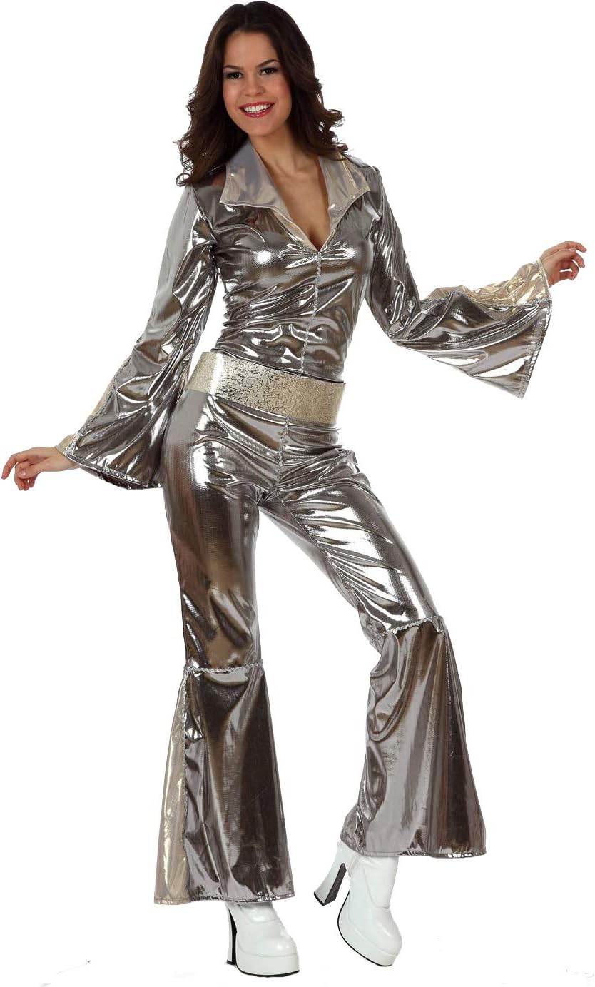 ladies silver jumpsuit