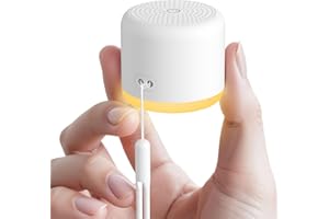 SMILEBOP White Noise Machine with Night Light, 18 Soothing Sounds Portable Sound Machine for Baby Adults, Mini Travel Sound Machine for Sleeping with Memory Timer, Office Hotel Gift