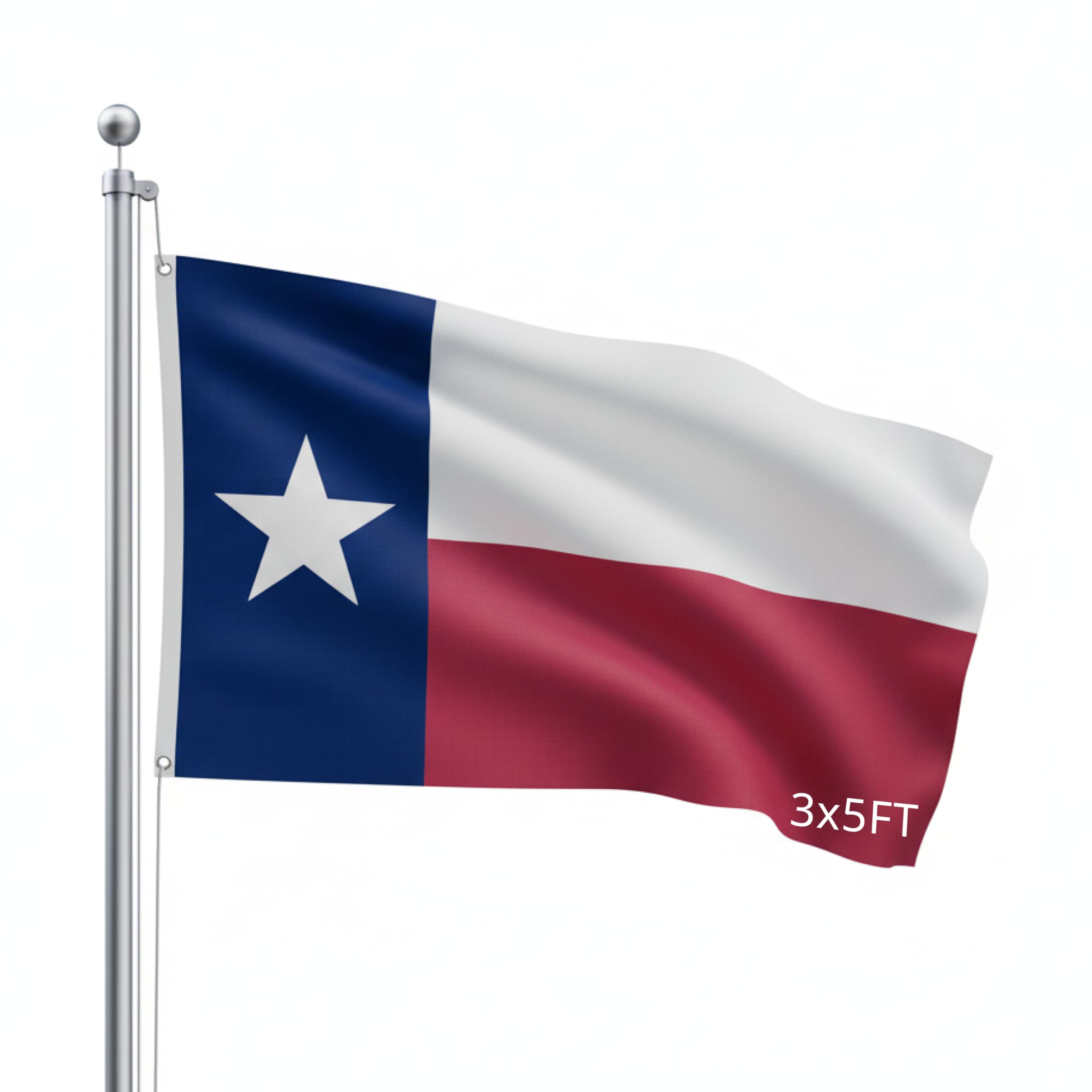 Outdoor Flag - Large 3' x 5', Weather-Resistant Polyester Texas โ image 1