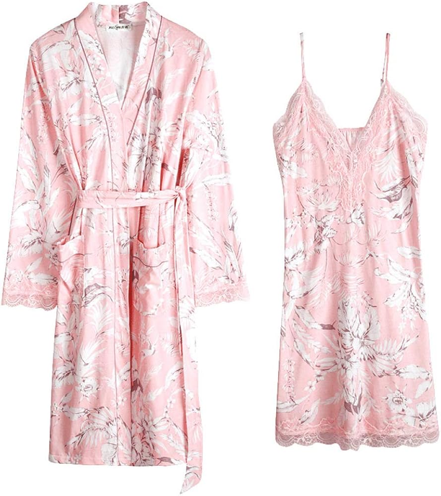 dressing gown and nightdress set