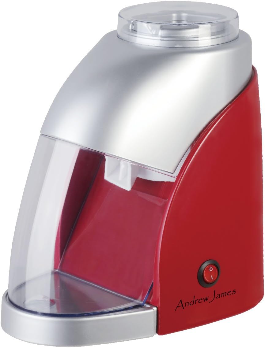 Andrew James Electric Ice Crusher With Free Scoop In Stunning Red