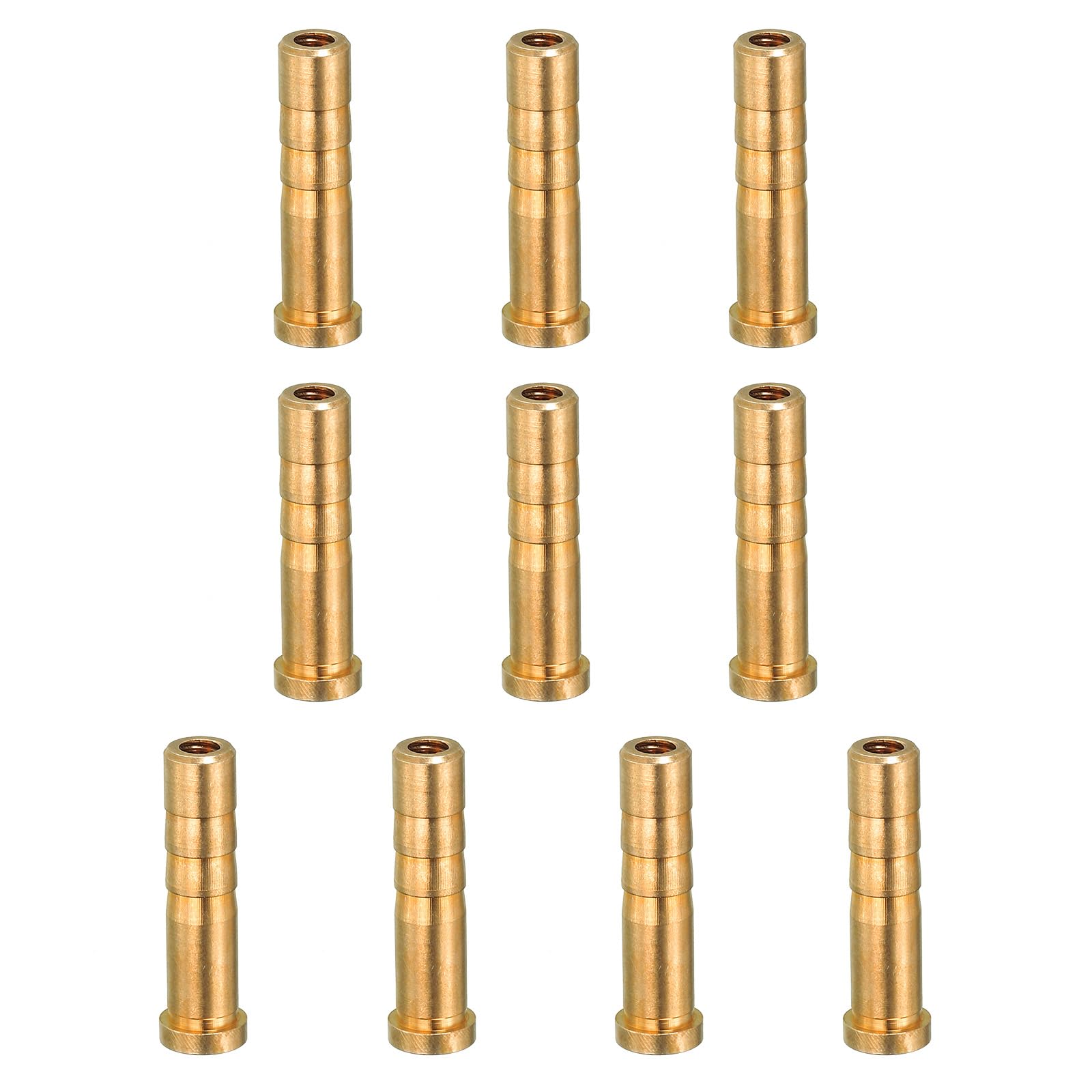 PATIKIL 50 Grain Archery Arrow Brass Insert, 9 Packs Insert Screw Copper Brass Arrow for .244/6.2mm Carbon Arrows