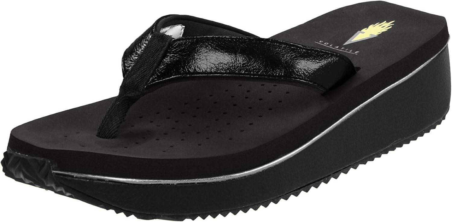 Volatile Women's Cafe Metallic Thong Sandal