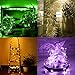 AFUNTA 6 Pcs Cork Light Screwdriver, Bottle Lights Fairy String LED Lights, 78 inches / 2 m Copper Wire 20 LED Bulbs Suitable Party Wedding Concert Festival Christmas Tree Decoration - 6 Corlors