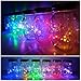 6 Pack Mason Jar Lights, 10 LED Solar Multi-Colored Fairy String Lights Lids Insert for Garden Deck Patio Party Wedding Decorative Lighting Fit for Regular Mouth Jars