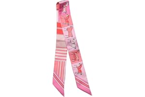 JERLA 100% Mulberry silk Scarf Head Hair Ribbon Handbag Handle wrap Tie Bundle Scarf Neckerchief Scarf for women