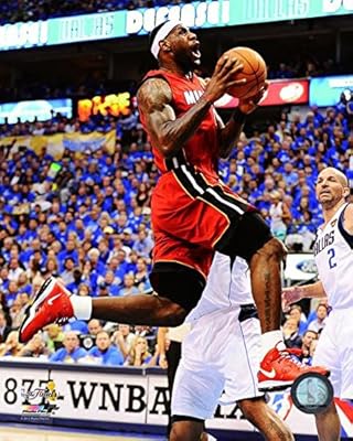 The Poster Corp Lebron James 2010-11 NBA Finals Action Photo Print ...