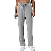 Colorfulkoala Women's High Waisted Soft Drawstring Velvra Modal Sweatpants Wide Leg Casual Lounge Pants with Pockets