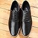 OUOUVALLEY Men's Brogue Oxford Modern Lace Up Leather Lined Dress Shoes