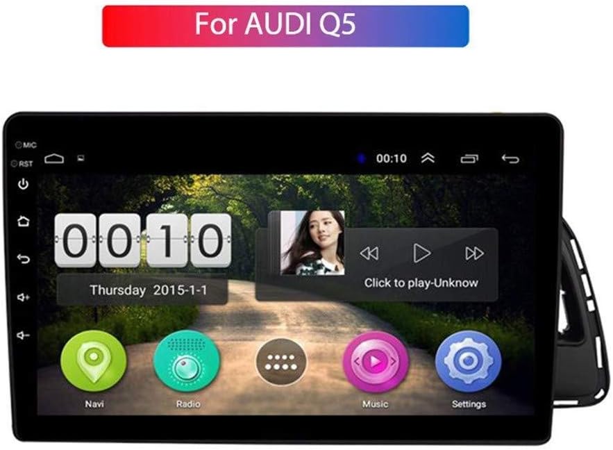 Android 8.1 10.1" Reproductor Multimedia del Coche GPS Navi para Audi Q5 2010-2017 con Bluetooth WiFi AUX Soporte DVR SWC 3G Carplay, Control del Volante,2.5d screen