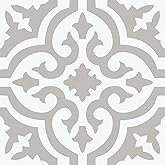 FloorPops FP3895 Emilia Peel &amp; Stick Floor Tiles, Neutral