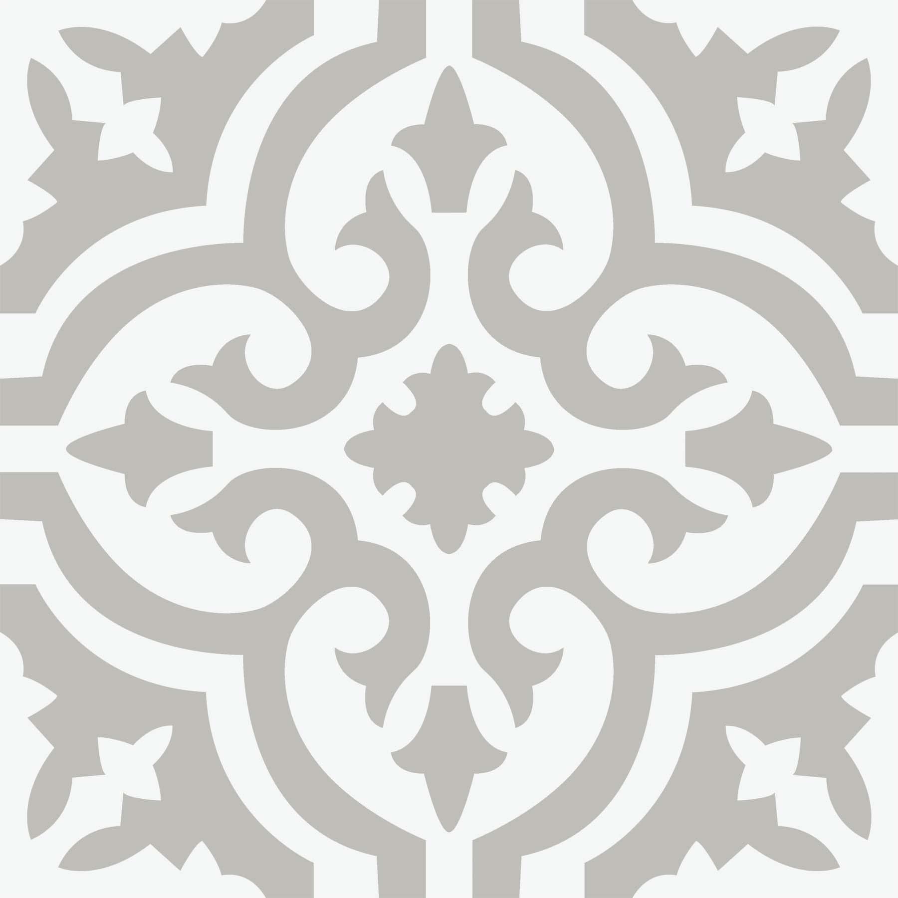 Photo 1 of FloorPops FP3895 Emilia Peel & Stick Floor Tiles, Neutral