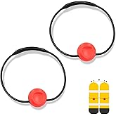 Seafard Scuba Tank Banger, Diving Cylinder Noise Maker Signal Ball, 2 Pack | Underwater Signal Tool, Loud Tank Tapping Sound, Elastic Rubber Strap , Fits Most Scuba Cylinders, 2-Pack Dive Accessory