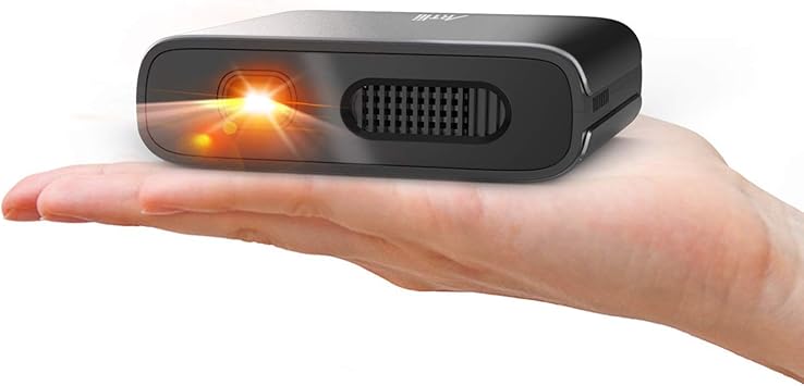 Amazon Com Mini Projector Artlii Mana Portable Dlp Projector With 50mah Built In Battery For Travel Support 1080p Wifi 3d And Auto Keystone Correction Wifi Projector For Ios Android Phone Electronics