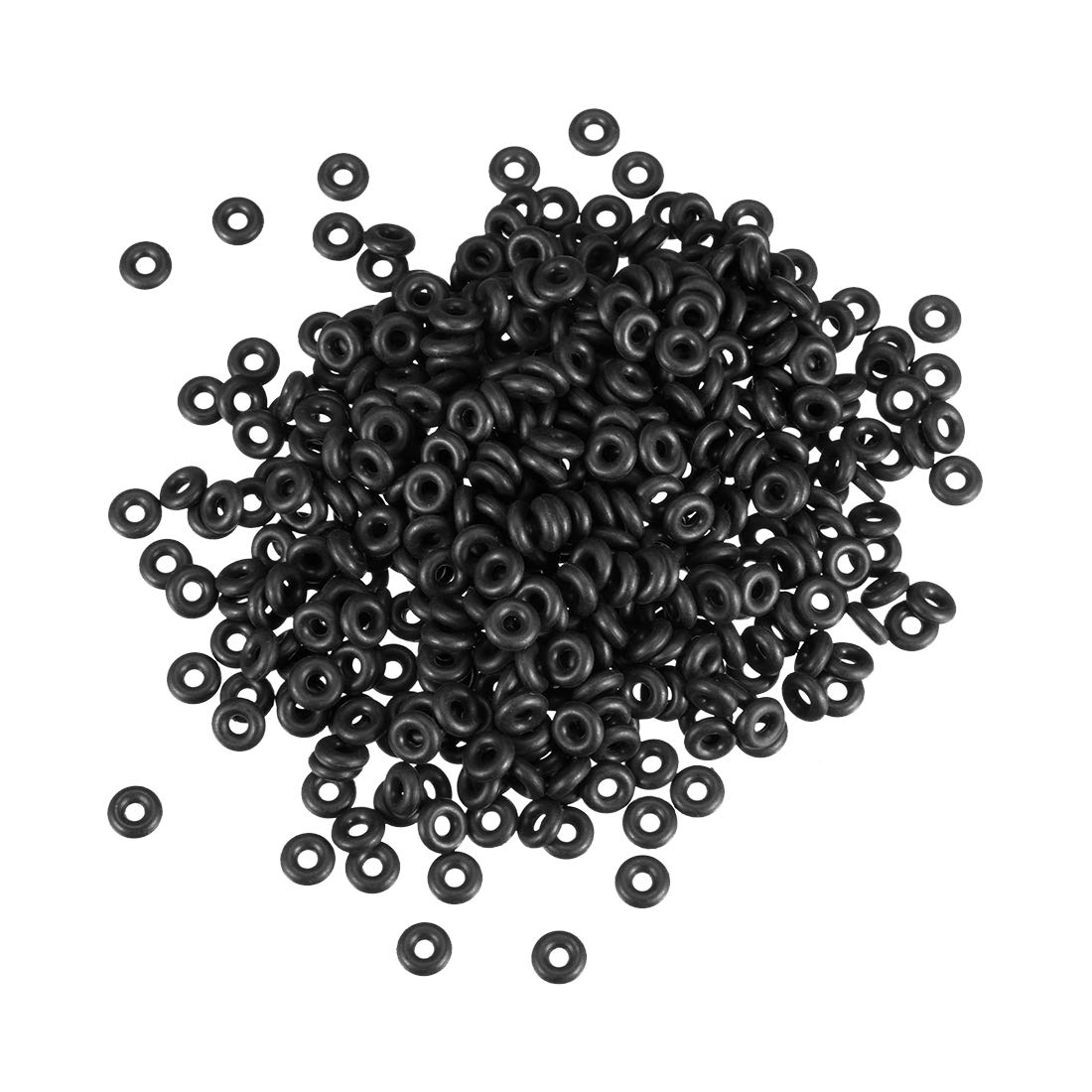sourcing map Nitrile Rubber O-Rings 6mm OD 2mm ID 2mm Width, Metric Sealing Gasket for Automotive Machine Plumbing, Pack of 500