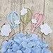 Gonioa 20 PCS White Cloud Cupcake Picks Hot Air Balloon Cupcake Toppers Birthday Party Decorations