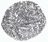 Vintage Women Lady Sparkly Shining Sequin Beret Hat Party Beanie Cap Club Dance Silver