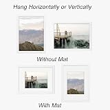 RUN HELIX A3 Wooden Frame with Plexiglass White 29.7x42 cm Wall Mount view 5