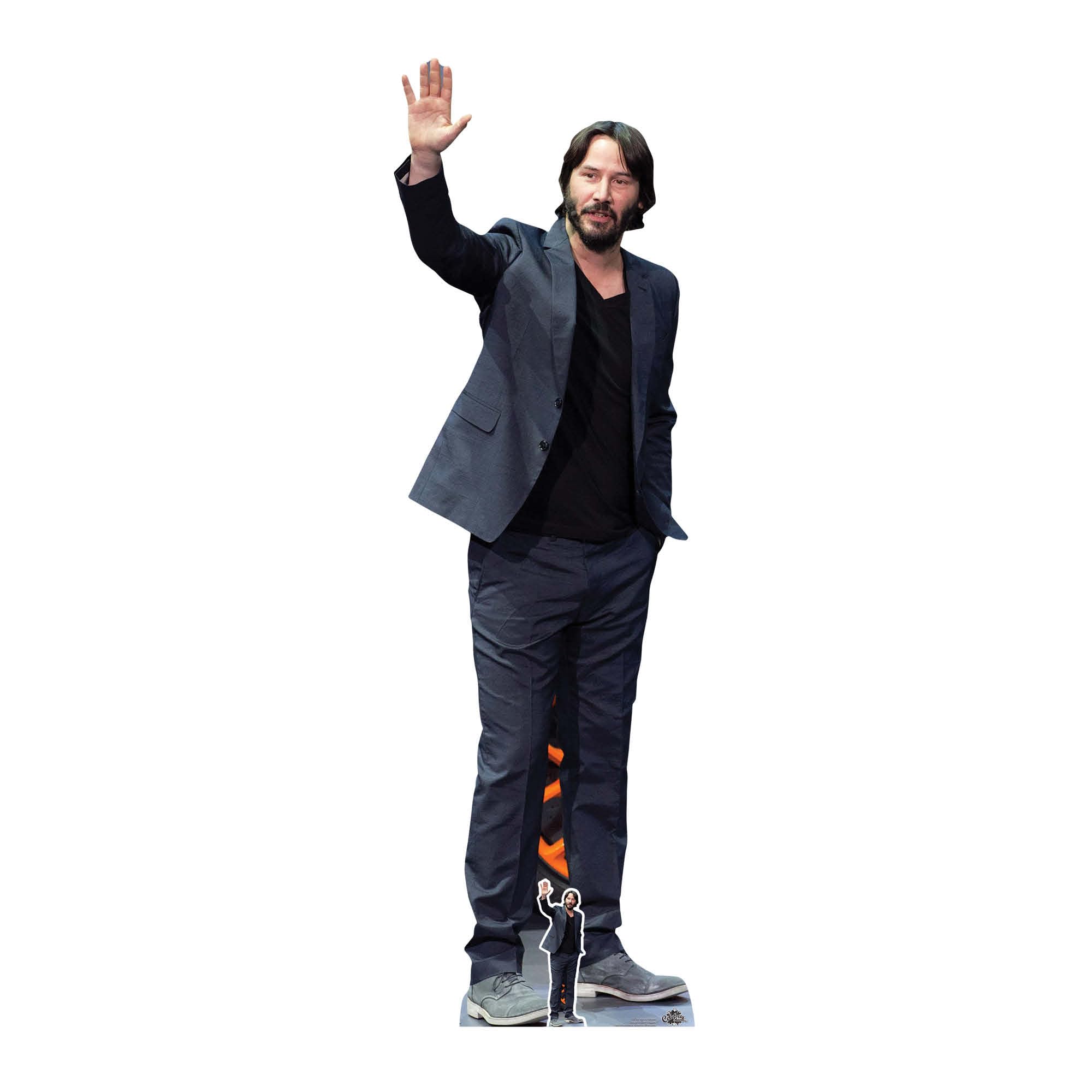 CS798 - Star Cutouts Keanu Reeves Lifesize Cardboard Cutout - Celebrity Theme - Multicolour - Great for parties, decorations and gifts