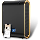 Wankeer Smart Scent Air Machine for Home, 1500 Sq. Ft Hotel Collection Diffuser with Cold Air Tech, Whole House Fragrance & Low Noise, Bluetooth Scent Air Diffuser for Home, Hotel, Office, Spa(Black)
