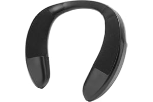 ASHATA Neckband Speaker, Superior Sound Quality, Ergonomic Design, HD Hands Call, Long Range, Supports Memory Card, Widely Applicable