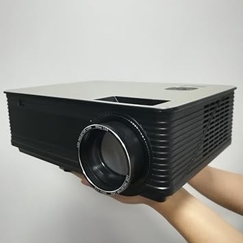 WOXAN WX 8+ HD 3D LED 3200 lumens Video Projector Multimedia Support 120