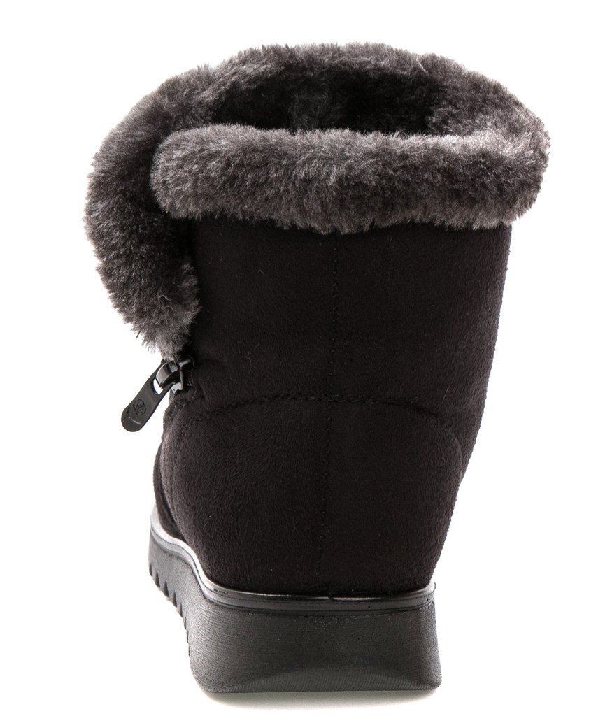 DADAWEN Women's Winter Warm Side Zipper Snow Boots - Image 3