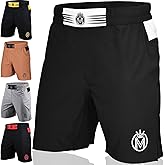 MoneyFyte MMA Shorts & BJJ Shorts Men, UFC Grappling Fight Shorts for Boxing, Kickboxing, Muay Thai 7" Cross Training Workout