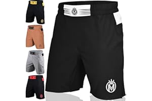 MoneyFyte MMA Shorts & BJJ Shorts Men, UFC Grappling Fight Shorts for Boxing, Kickboxing, Muay Thai 7" Cross Training Workout