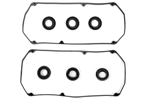 Donepart VS50461R Valve Cover Gasket for 1995-2000 Dodge 2.5L 1995-2008 Mitsubishi 3.0L 3.5L 3.8L VC410 Automotive Replacement Valve Cover Gasket Sets
