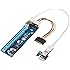 ELEGIANT PCI-E USB 3.0 Cable Express 1X to 16X Extension Cable - Mining Dedicated Graphics Card Extension Cable Adapter with SATA Cable for PC Desktop Laptop
