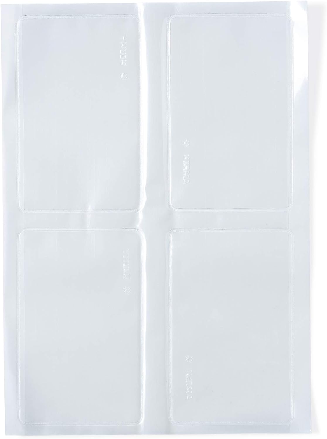 HERMA 1422 Self-Adhesive Business Card Pockets, Pack of 100, 95 x 60 mm - Image 4