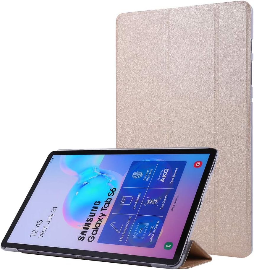 Cover Case for Samsung Galaxy Tab S6 10.5in T860, Ultra Slim Foldable Leather Smart Case Protective Shell Standing Cover with Automatic Wake/Sleep for Samsung Galaxy Tab S6 10.5in T860