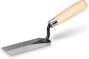 Marshalltown Masonry Margin Trowel, 5 Inches by 2 Inches, Carbon Steel Blade, Wood Handle, 97