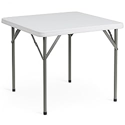 Flash Furniture Elon 2.85' Square Plastic Folding