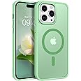 BENTOBEN Magnetic for iPhone 13 Pro Case, [Compatible with MagSafe] Translucent Matte Slim Shockproof Women Men Girl Protective Case Cover for iPhone 13 Pro 6.1", Matcha Green