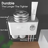 ihave Toothbrush Holder with Dispenser & Storage Tray - 2 Cups view 5