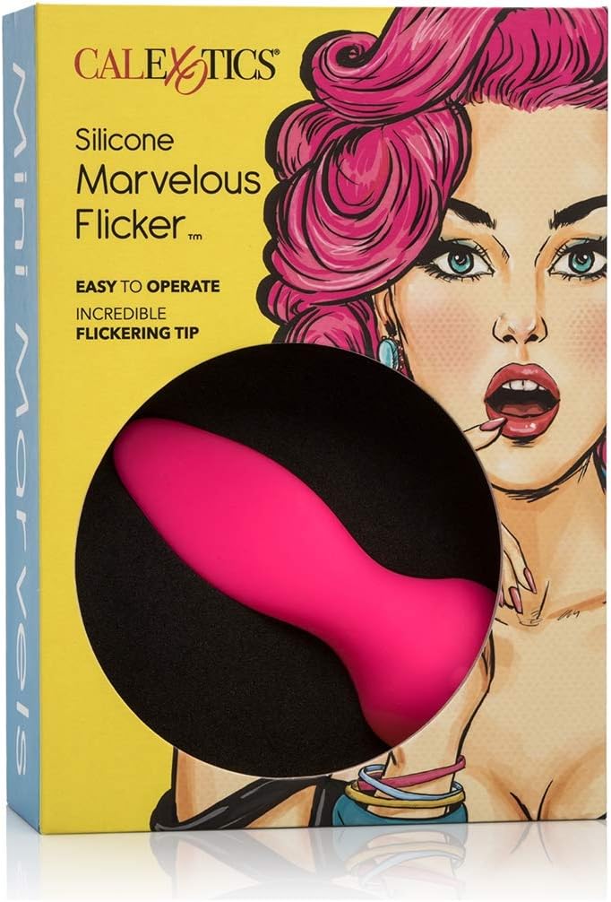 CalExotics Mini Marvels Silicone Marvellous Flicker Vibrator - Image 3